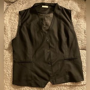 Black Vest Blazer
